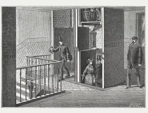 Wieso eigentlich Fahrstuhl? Das Ding heißt doch Aufzug.